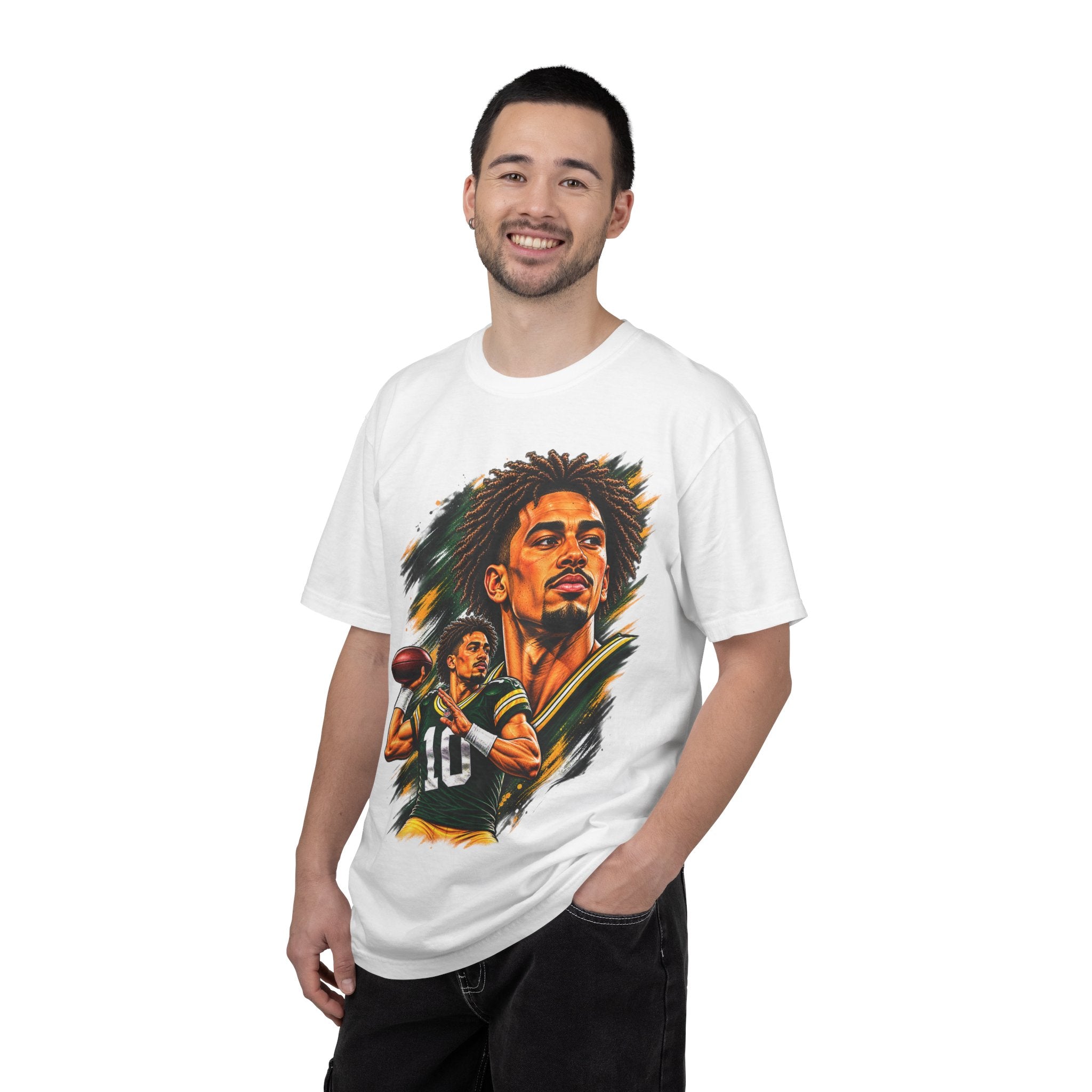 Jordan Love inspired No. 10 Graphic Tee - Back print