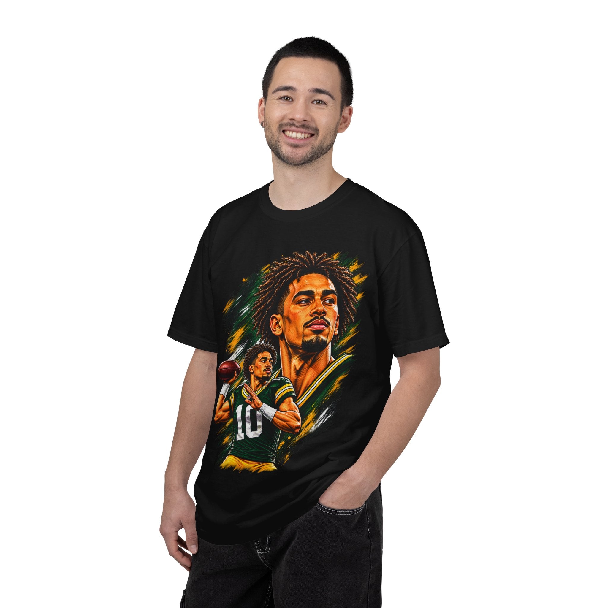 Jordan Love inspired No. 10 Graphic Tee - Back print