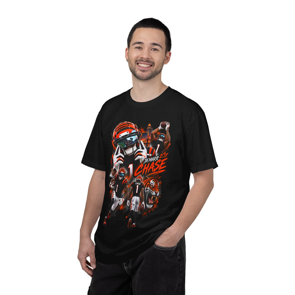 Ja'Marr Chase inspired No. 1 Graphic Tee - Back print