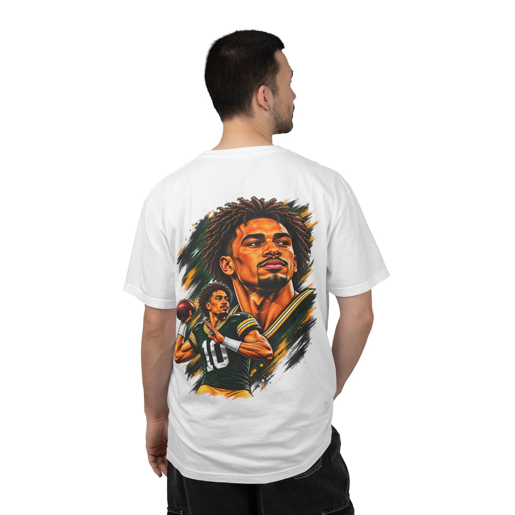 Jordan Love inspired No. 10 Graphic Tee -Front Logo Back print