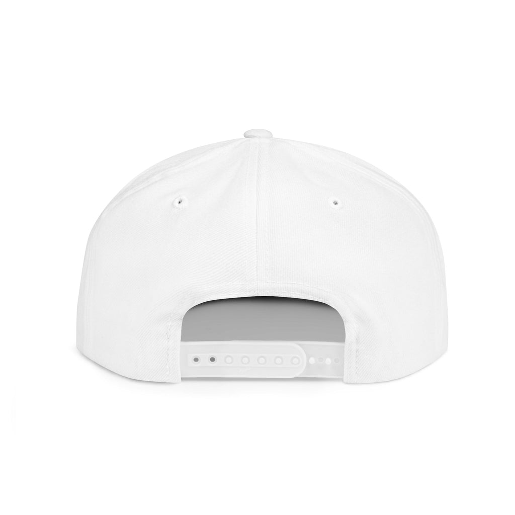 Flat Bill Snapback Hat — "The Unofficial Whistle" Embroidered Sports Cap