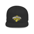 Flat Bill Snapback Hat — "The Unofficial Whistle" Embroidered Sports Cap