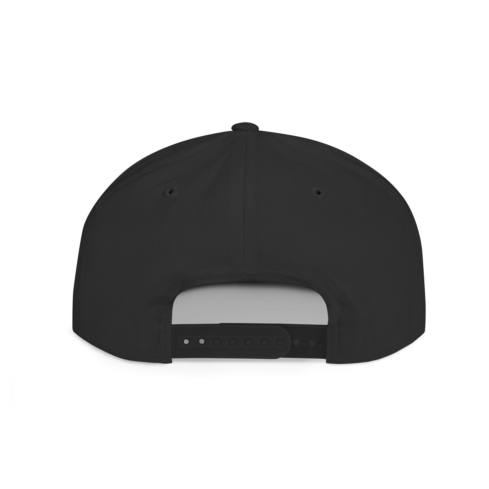 Flat Bill Snapback Hat — "The Unofficial Whistle" Embroidered Sports Cap